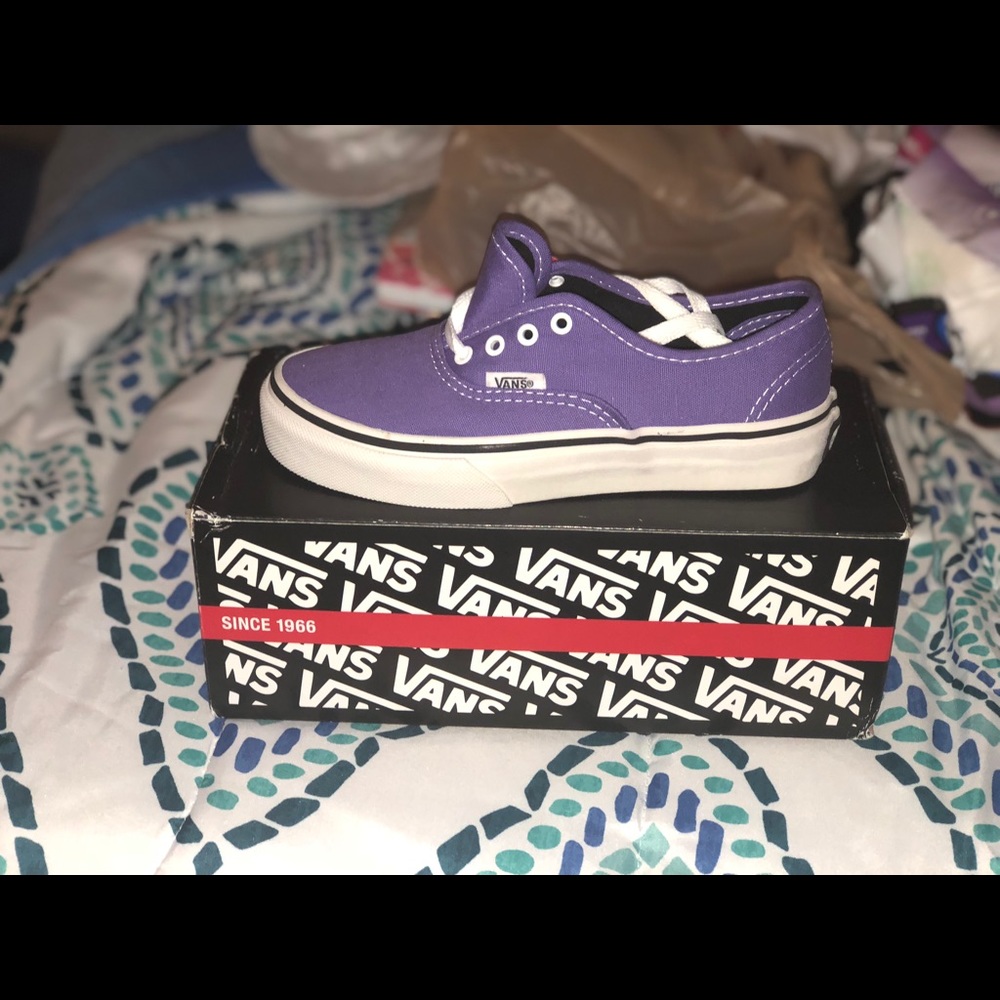 Brand New Purple Kids Vans!